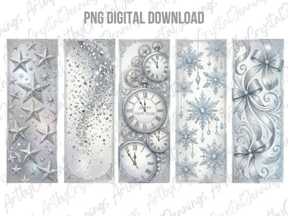Download Silver New Year Holiday PNG - Holiday png Collection