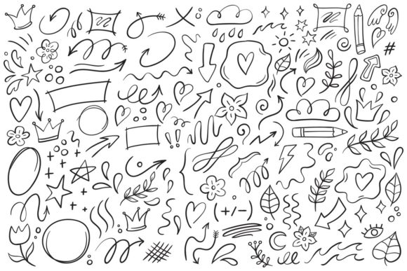 Download Decorative Doodles - Doodles Collection